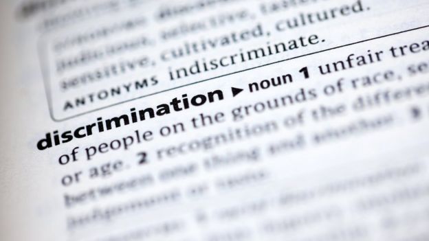 dictionary definition of word Discrimination