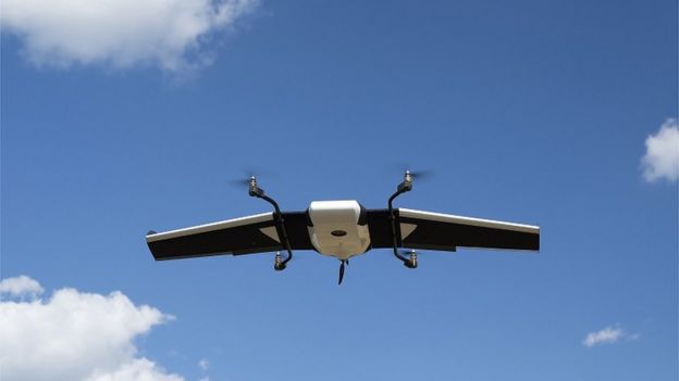 Drone used for digital scanning