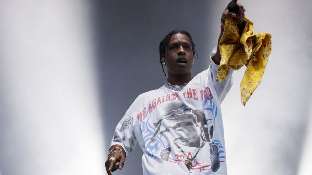 ASAP Rocky on stage