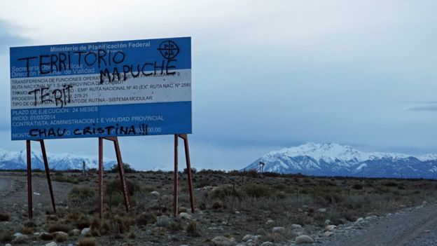 Territorio mapuche.
