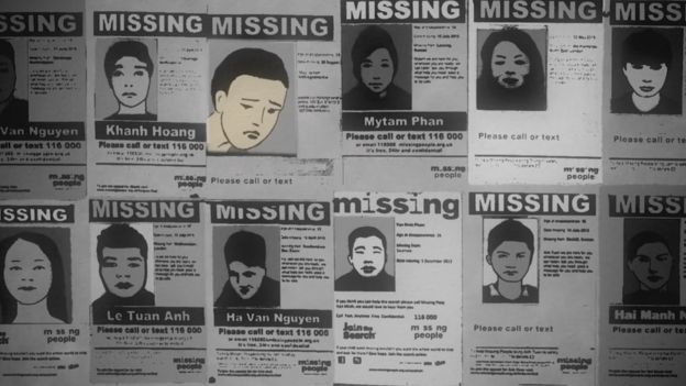 Ilustração do filme 'Os jardineiros secretos' mostra cartazes de pessoas desaparecidas