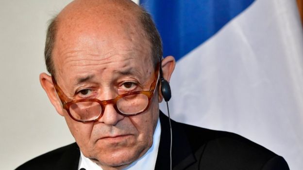 Waziri wa maswala ya kigeni nchini Ufaransa Jean-Yves Le Drian