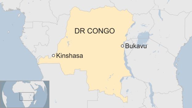 DR Congo Map
