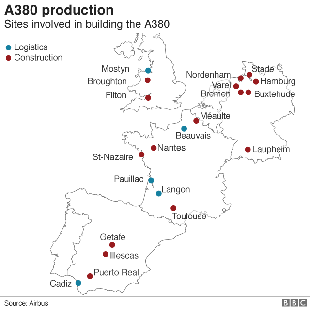 a380 production towns