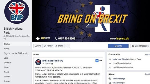 BNP Facebook page