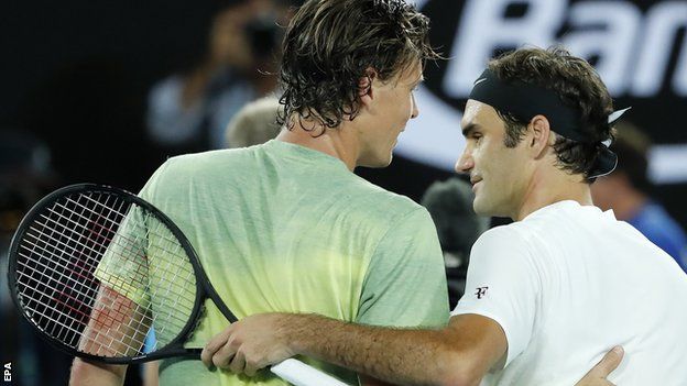 Defending champion Federer has won the Australian Open five times