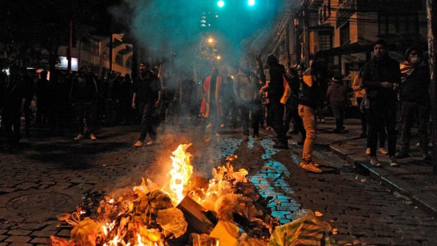 Protests in La Paz