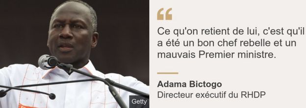 Adama Bictogo, le directeur exécutif du RHDP