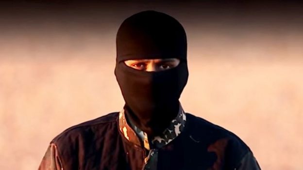 A man who appears in the video released by so-called Islamic State