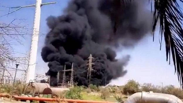 No one was injured in the Ahwaz power plant accident