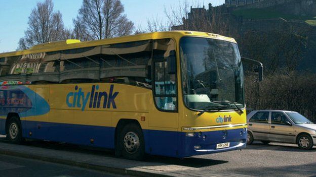 City link bus in Edinburgh