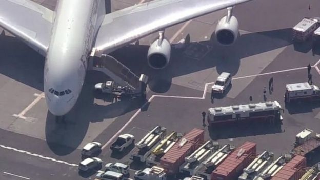 விமானத்தில் பயணித்தவர்களுக்கு காய்ச்சல்