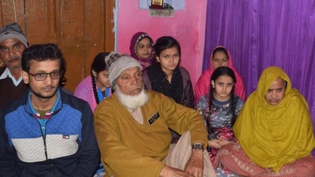 Shareef with his family memebers