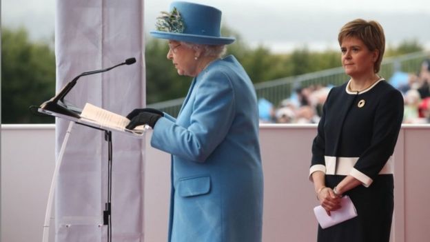 Queen Opens New Queensferry Crossing Bbc News