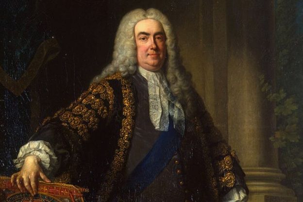 İngiltere'nin ilk başbakanı olarak kabul edilen Robert Walpole