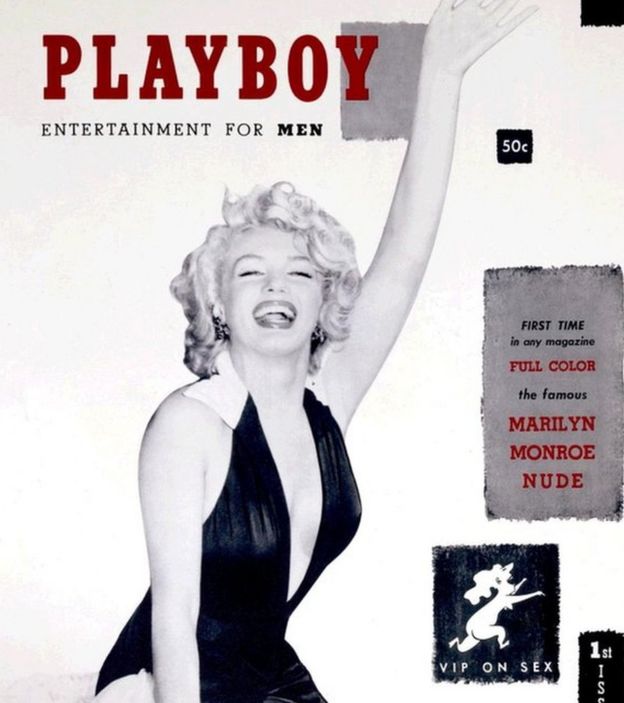Marilyn Monroe na primeira capa da Playboy