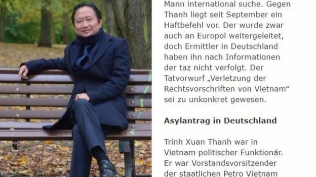 Ông Trịnh Xuân Thanh bị đưa lên xe hơi hôm 23/7 rồi đem sang một quốc gia châu Âu láng giềng, báo Taz viết