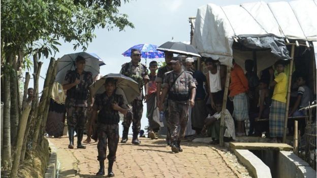 রোহিঙ্গা ক্যাম্পে বিজিবির টহল