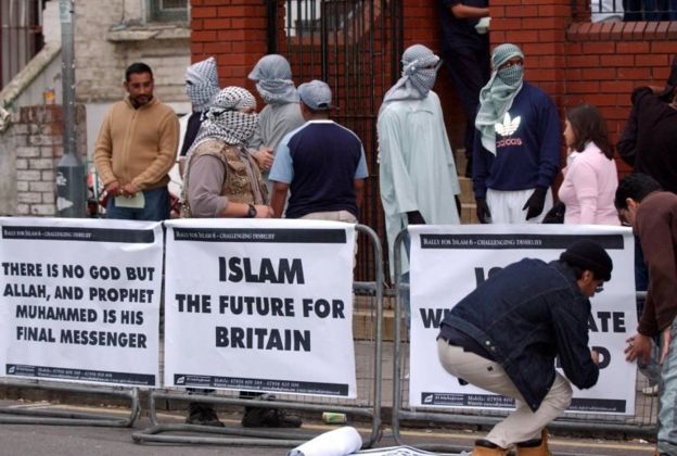 Исламская демонстрация в Лондоне