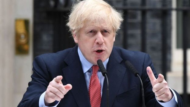 El primer ministro de Reino Unido, Boris Johnson, aseguró en rueda de prensa que el 