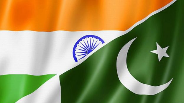 भारत पाकिस्तान का झंडा