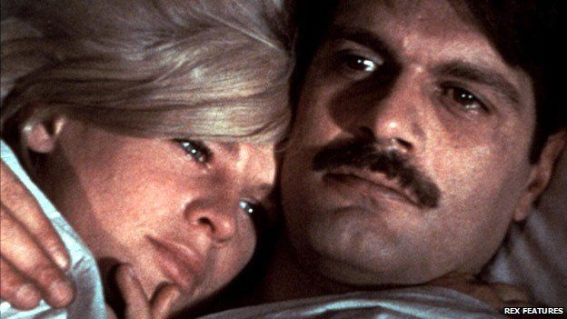 Omar Sharif with Julie Christie in Doctor Zhivago