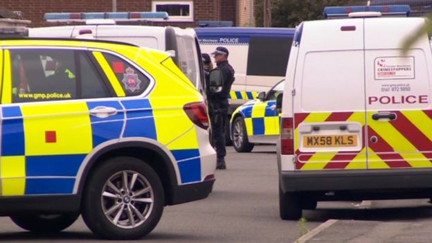 police raid in Moss side