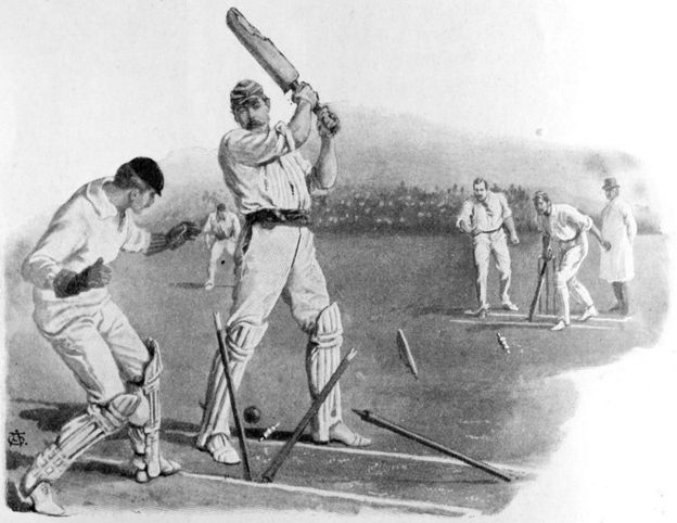 Conan Doyle misses a throw A.P. Lucas