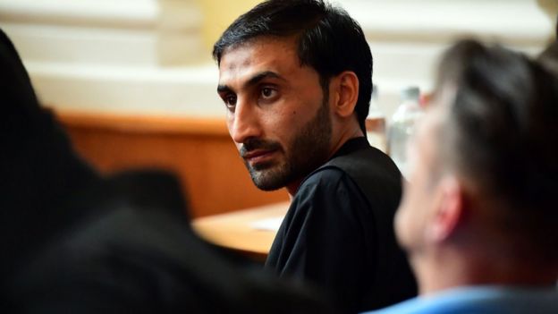 Afghan defendant Samsoor Lahoo