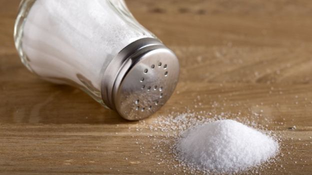 Salt is in many kinds of food