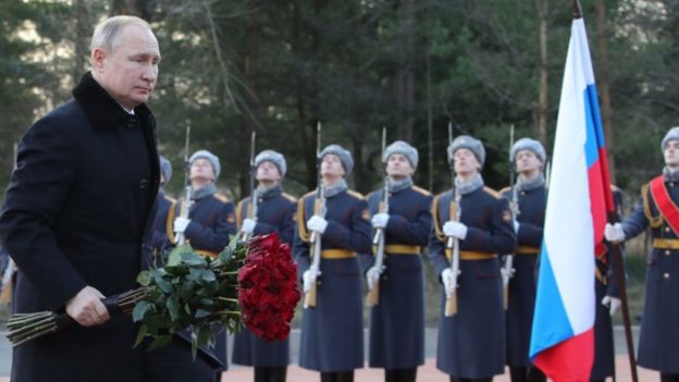 President Putin at Leningrad Siege ceremony, 18 Jan 2020