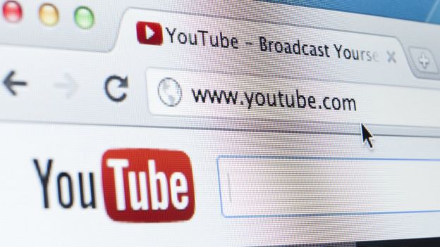 Página web de YouTube