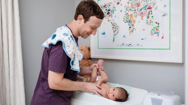 Mark Zuckerberg e sua filha