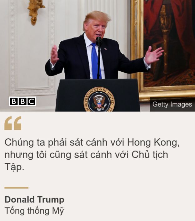 Ông Trump nói trong một phỏng vấn với Fox News