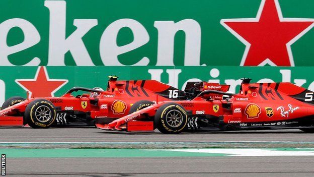 Charles Leclerc is ordered to let Sebastian Vettel past