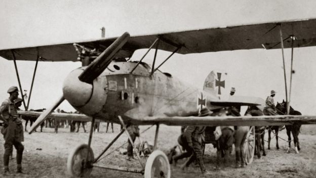 Avião alemão usado na 1a Guerra Mundial