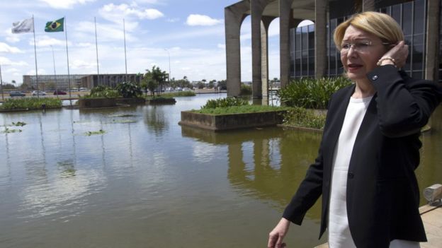 Luisa Ortega en Brasil