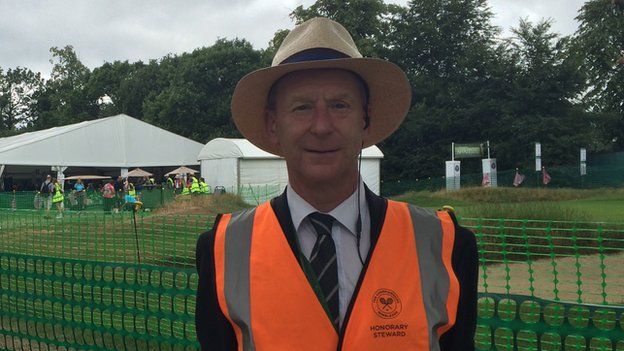 Martin Swan at Wimbledon