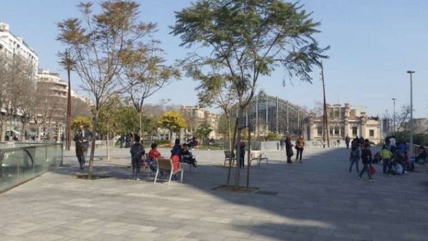 Nova área pública de Barcelona
