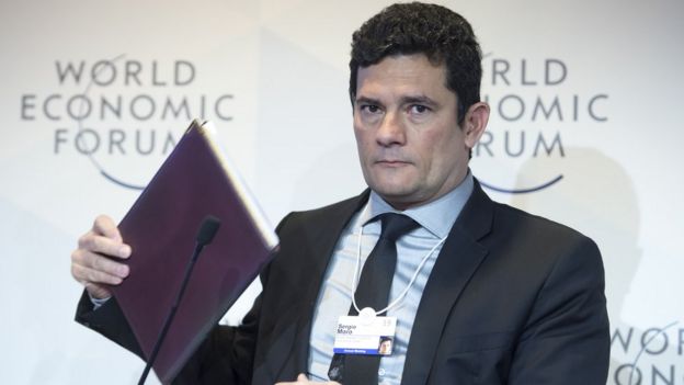 Sergio Moro participa de painel no Fórum Econômico Mundial em 22 de janeiro
