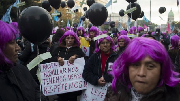 Protestas Ni una menos