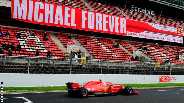 Sebastian Vettel's Ferrari