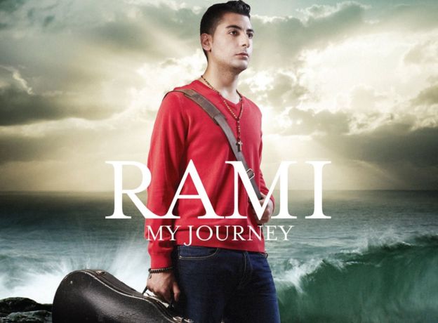 Front cover for the album by Syrian refugee Rami titled My Journey