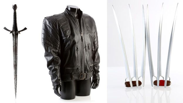 The Witch King's Dagger from Lord of the Rings: The Fellowship of the Ring; The Terminator's (Arnold Schwarzenegger) SFX Crane Chase Jacket from Terminator 3: Rise of the Machines; Wolverine's (Hugh Jackman) Claw Set from X2: X-Men United