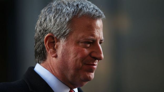 Bill de Blasio, alcalde de Nueva York.