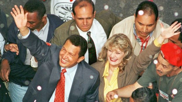 Alejandro Andrade fue guardaespaldas de Hugo Chávez durante la campaña electoral de 1998.