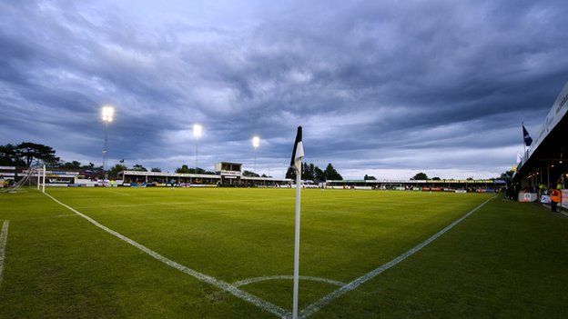 Belle Vue stadium has hosted football in Rhyl since 1900