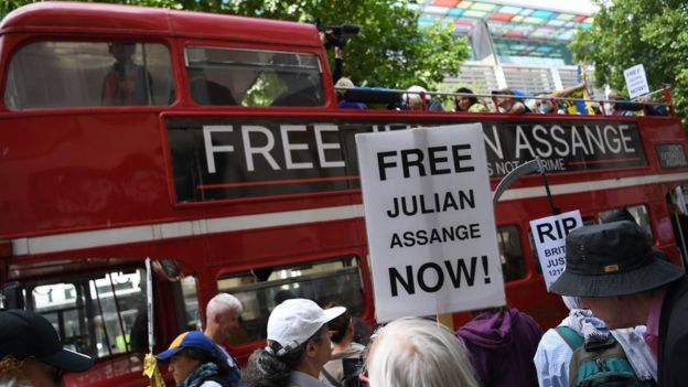 Julian Assange Submits High Court Appeal To Fight Extradition - BBC News