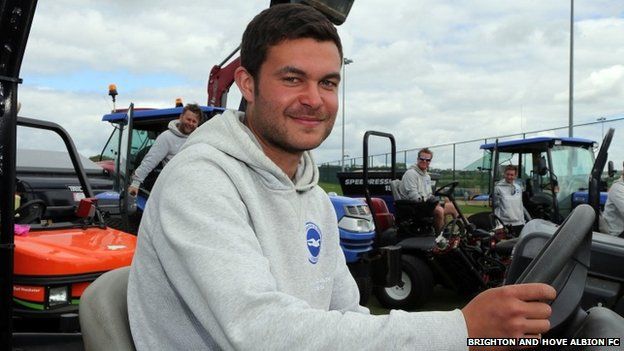 Mr Grimstone was a member of the club's ground staff at the club's training facility in Lancing