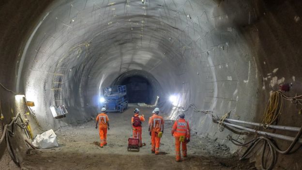 Crossrail tunnel